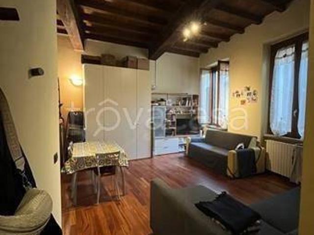Appartamento in affitto a Lodi via Strepponi, 26, arredato, travi a vista, aria condizionata TrovaCasa