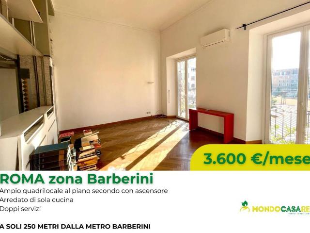 Appartamento in affitto a Roma salita di San Nicola da Tolentino, 1/b, non arredato/vuoto, ascensore, luminoso TrovaCasa