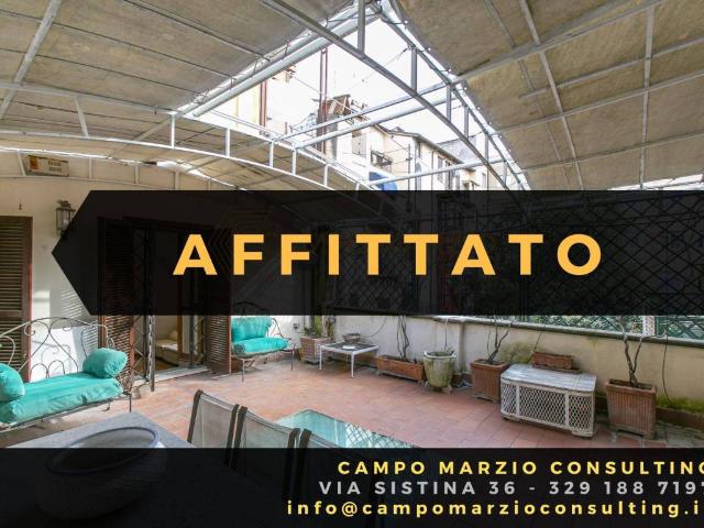 Appartamento in affitto a Roma piazza Barberini, terrazzo, parzialmente arredato, turistica TrovaCasa
