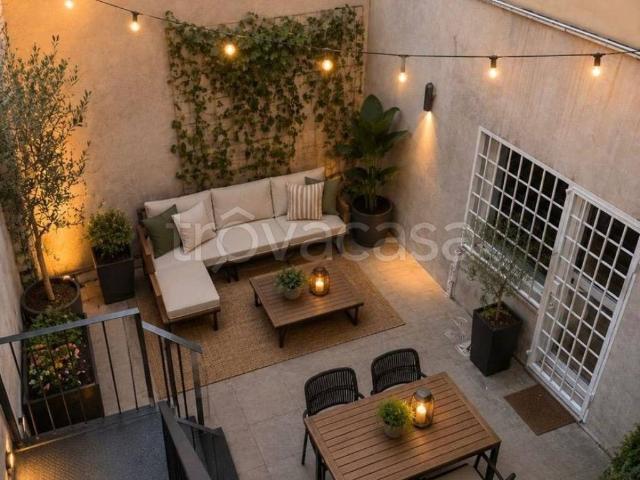 Appartamento in affitto a Roma via Filippo Civinini, arredato, giardino privato, terrazzo TrovaCasa