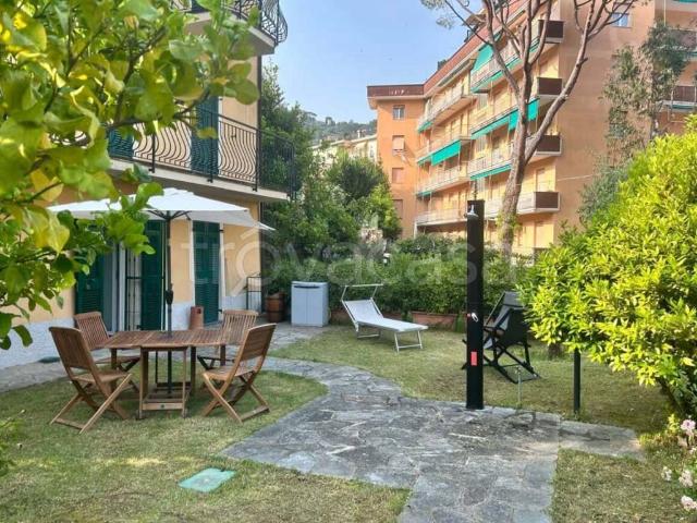 Appartamento in affitto a Santa Margherita Ligure via Costamezzana, arredato, giardino privato, riscaldamento centralizzato TrovaCasa