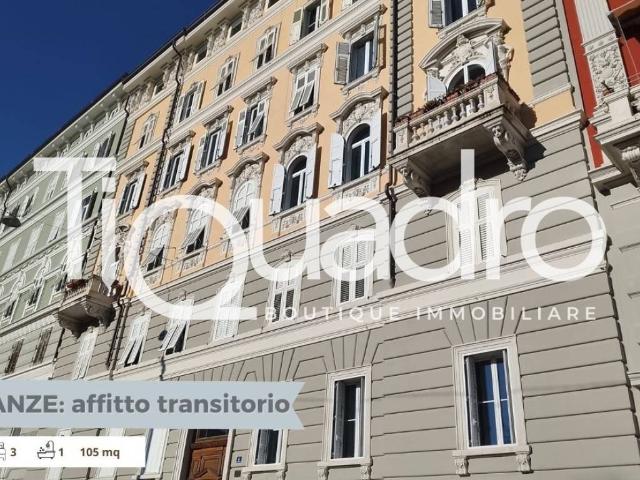 Appartamento in affitto a Trieste via Alessandro Volta, 4, arredato, giardino, vasca idromassaggio TrovaCasa