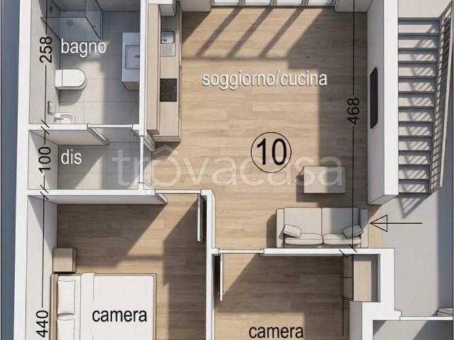 Appartamento in affitto a Venaria Reale, non arredato/vuoto, box, nuova costruzione TrovaCasa