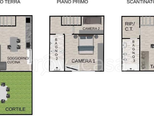Appartamento in affitto a Verona via Boscomantico, giardino privato, posto auto, centrale TrovaCasa