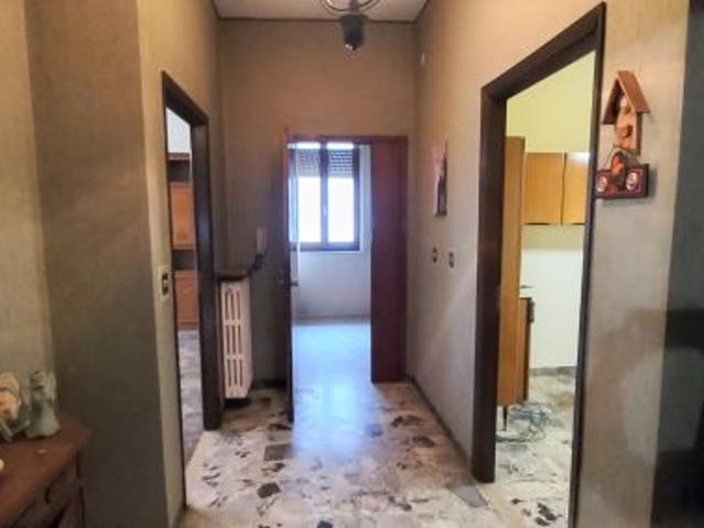 Appartamento in bifamiliare con garage e piccolo terreno