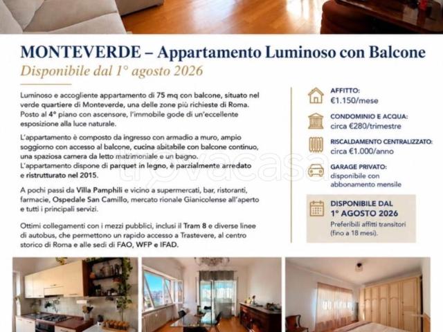 Appartamento in in affitto da privato a Roma via Fabiola, 59, da privato, parzialmente arredato, ascensore TrovaCasa