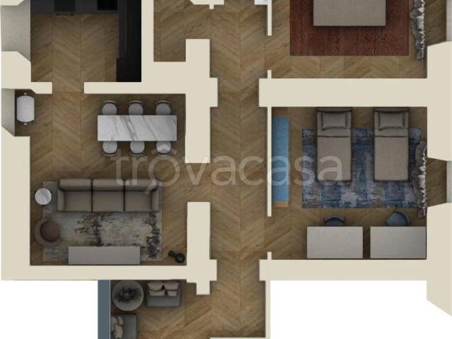 Appartamento in in affitto da privato a Roma piazzale Flaminio, non arredato/vuoto, da privato TrovaCasa