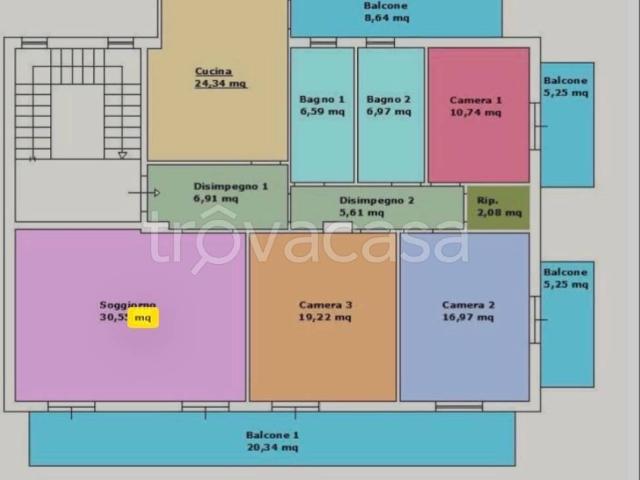 Appartamento in in affitto da privato a Reggio di Calabria via Sbarre Superiori, 95M, giardino, posto auto, da privato TrovaCasa