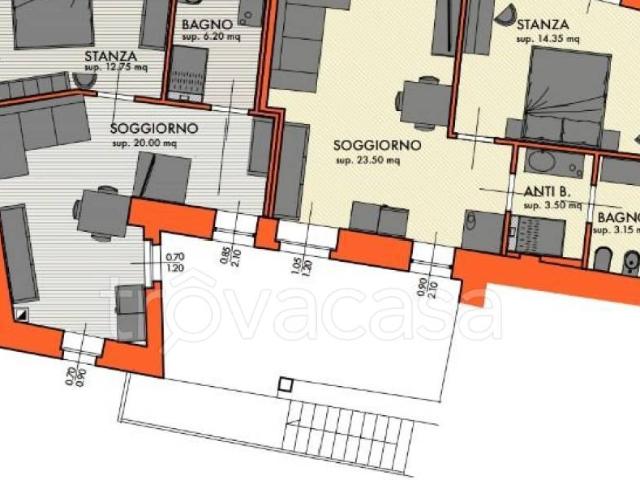 Appartamento in in affitto da privato a Trento via delle Tre Croci, 130, da privato, cantina, balcone TrovaCasa