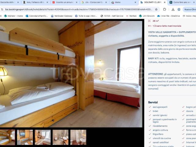 Appartamento in in affitto da privato a Ville di Fiemme piazza Dolomiti, 15, da privato, piscina, balcone TrovaCasa