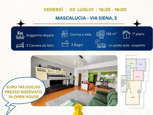Appartamento in vendita a Mascalucia