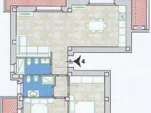 Appartamento in vendita a Marina di Carrara Carrara 128 mq Rif: 1332174