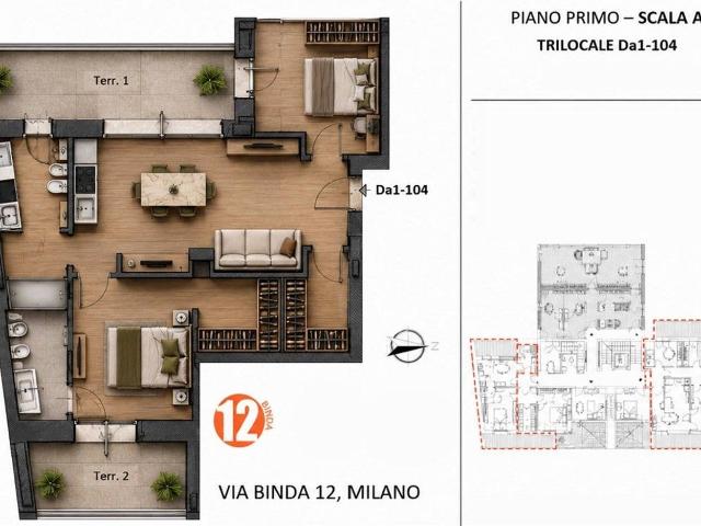 Appartamento in vendita a Milano