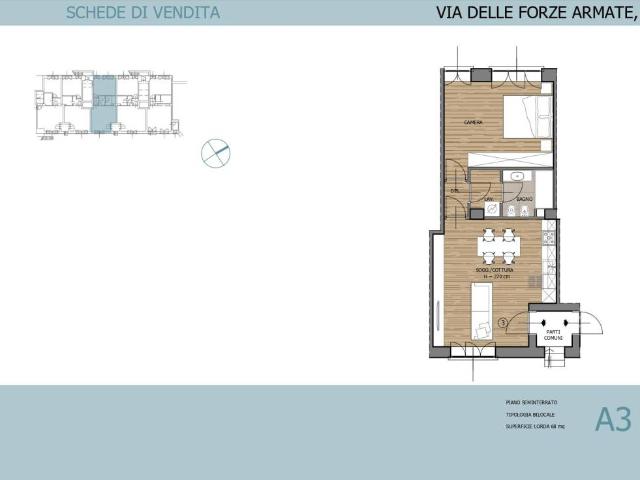 Appartamento in vendita a Milano MI