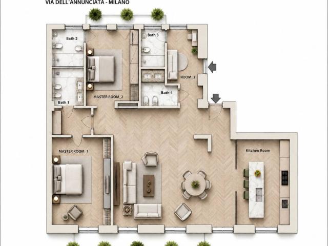 Appartamento in vendita a Milano MI