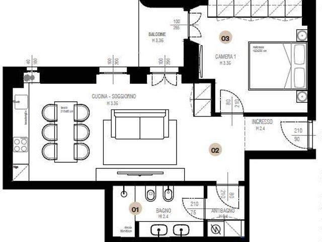 Appartamento in vendita a Milano MI