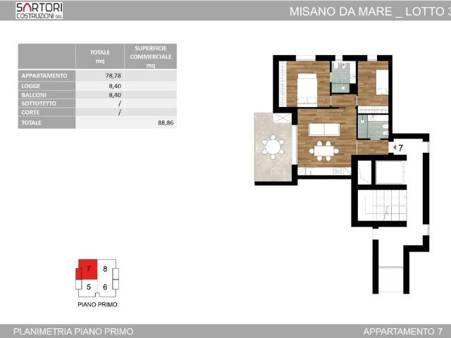 Appartamento in vendita a Misano Adriatico RN