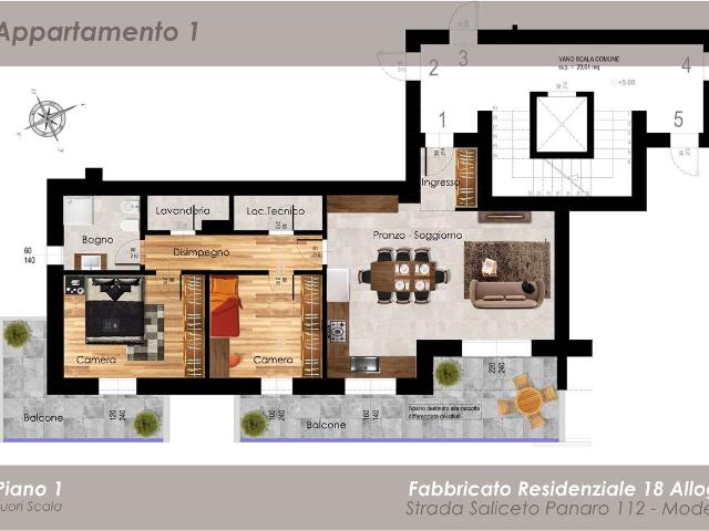 Appartamento in Vendita a Modena