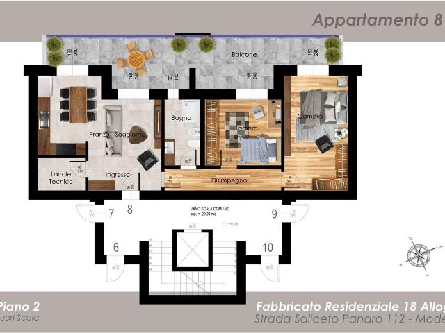 Appartamento in Vendita a Modena