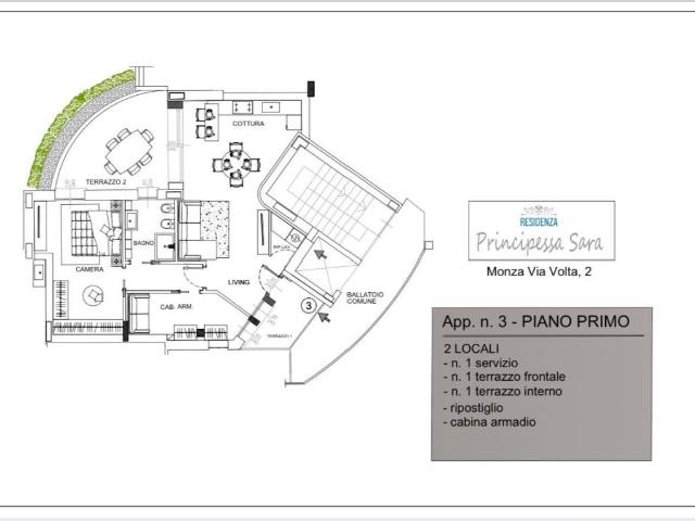 Appartamento in vendita a Monza MB