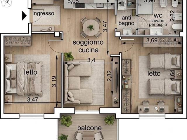 Appartamento in vendita a Bari