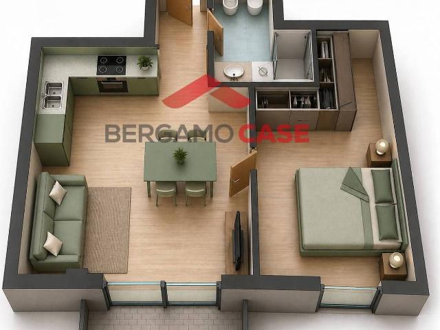 Appartamento in vendita a Bergamo