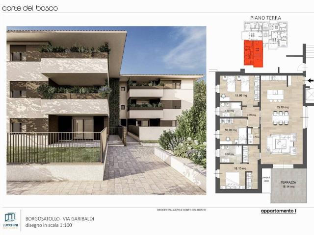 Appartamento in vendita a Borgosatollo BS