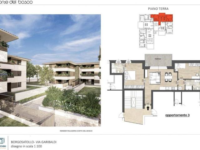 Appartamento in vendita a Borgosatollo BS