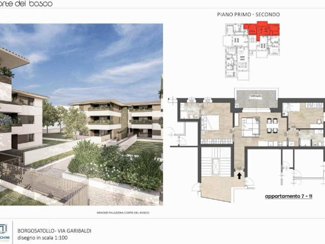 Appartamento in vendita a Borgosatollo BS