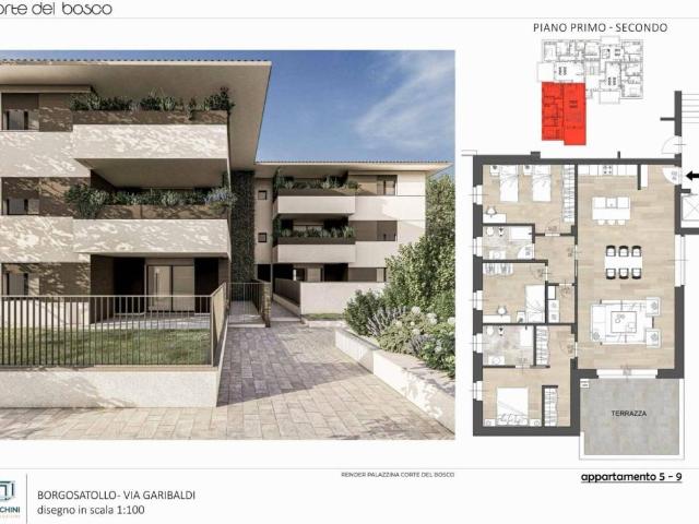 Appartamento in vendita a Borgosatollo BS