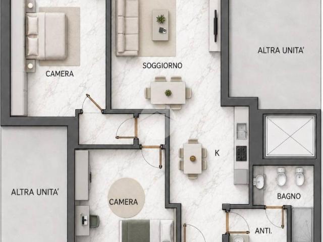Appartamento in vendita a Cabiate CO