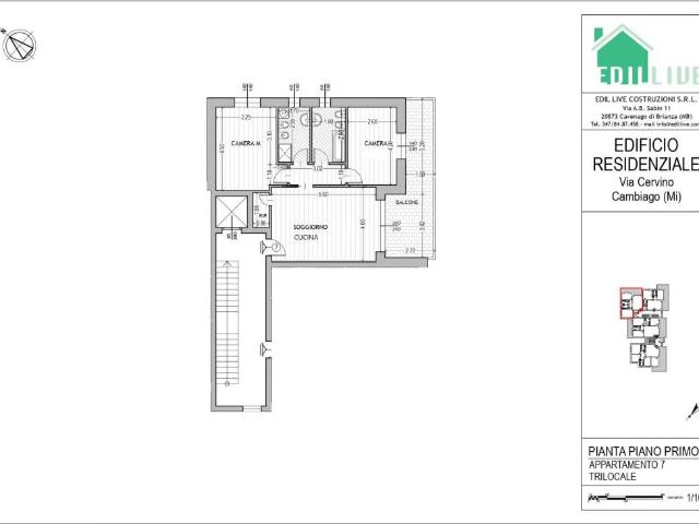 Appartamento in vendita a Cambiago MI