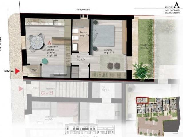 Appartamento in vendita a Cascina 50 mq Rif: 1228543