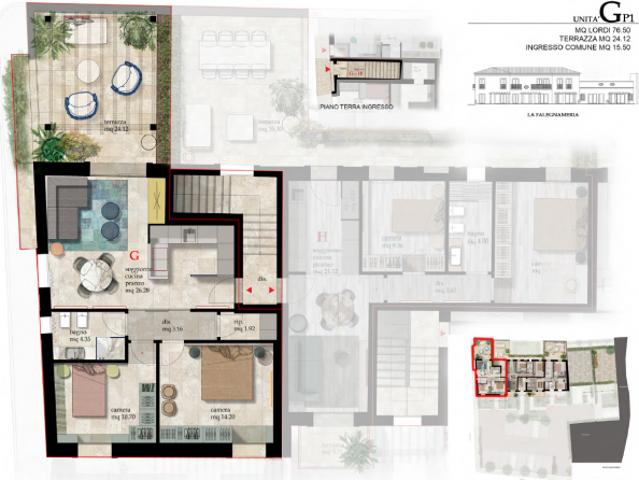 Appartamento in vendita a Cascina 71 mq Rif: 1258899