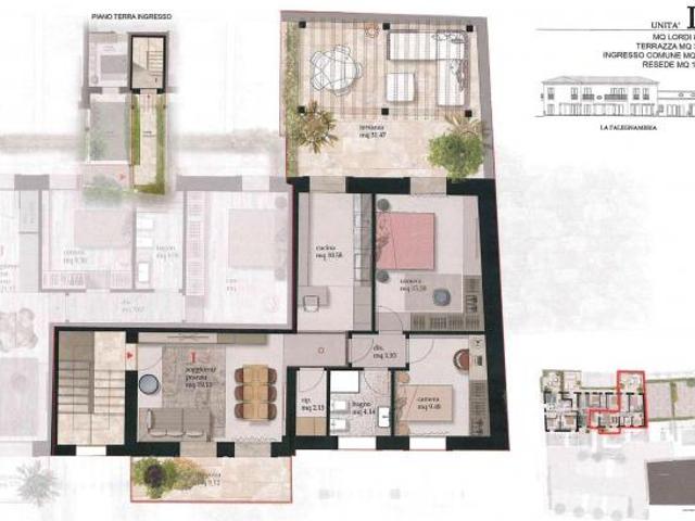Appartamento in vendita a Cascina 82 mq Rif: 1224537