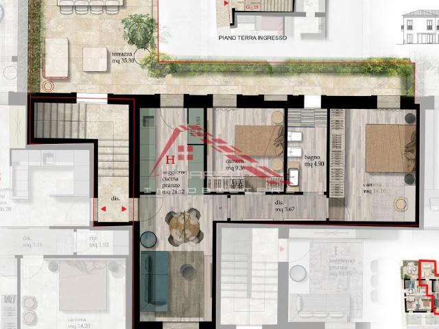Appartamento in vendita a Cascina