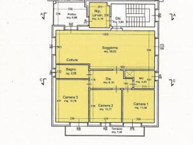 Appartamento in vendita a Cascina 90 mq Rif: 1298807