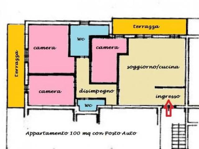 Appartamento in vendita a Carrara 100 mq Rif: 1428986