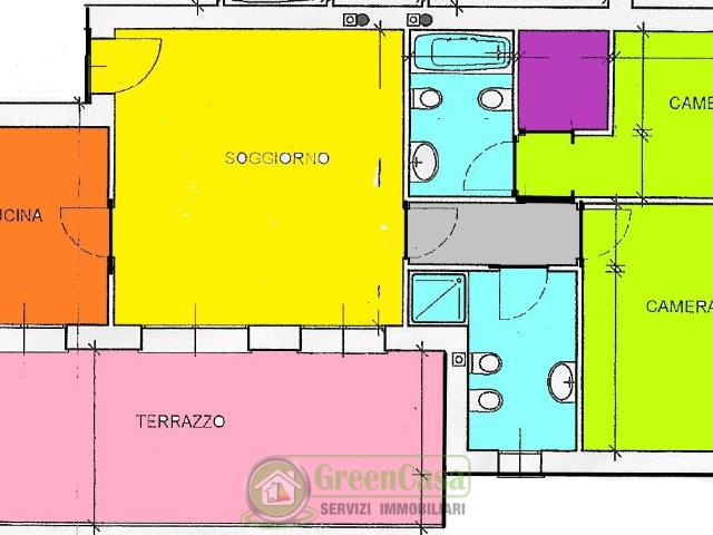 APPARTAMENTO in VENDITA a CAVENAGO DI BRIANZA di 3 vani