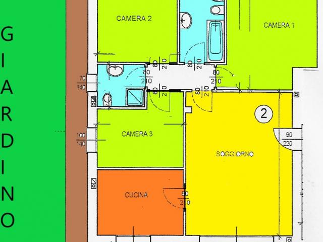 APPARTAMENTO in VENDITA a CAVENAGO DI BRIANZA di 4 vani