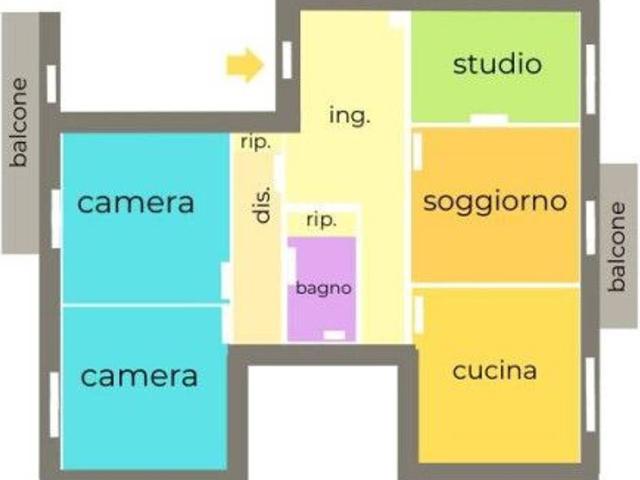 Appartamento in vendita a Cecina