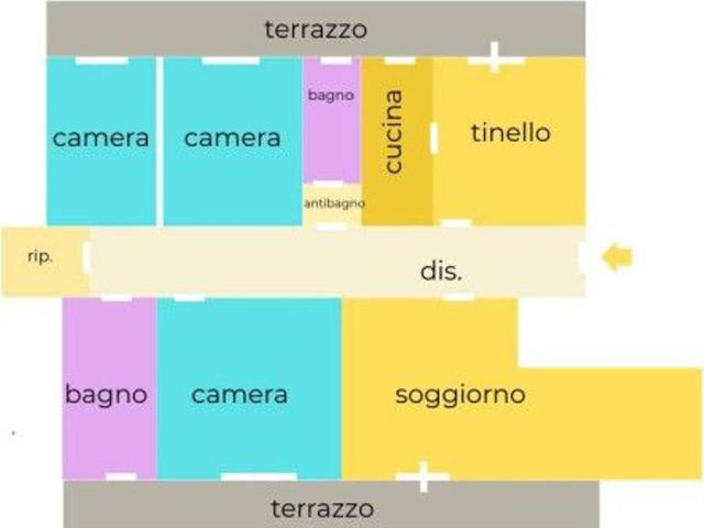 Appartamento in vendita a Cecina