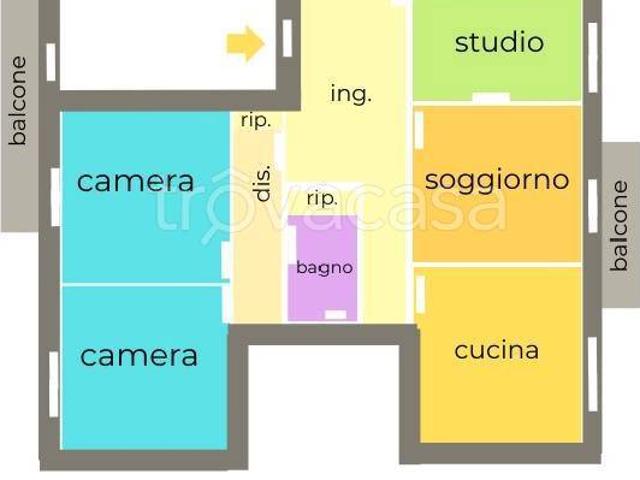 Appartamento in vendita a Cecina via Filippo Turati