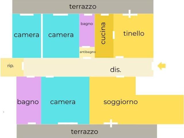 Appartamento in vendita a Cecina viale Guglielmo Marconi