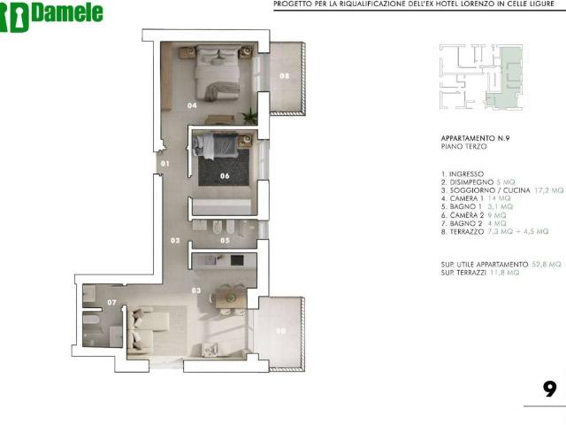 Appartamento in vendita a Celle Ligure SV