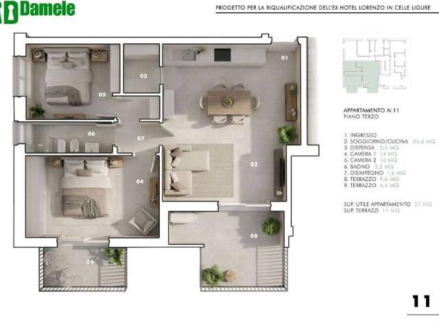 Appartamento in vendita a Celle Ligure SV
