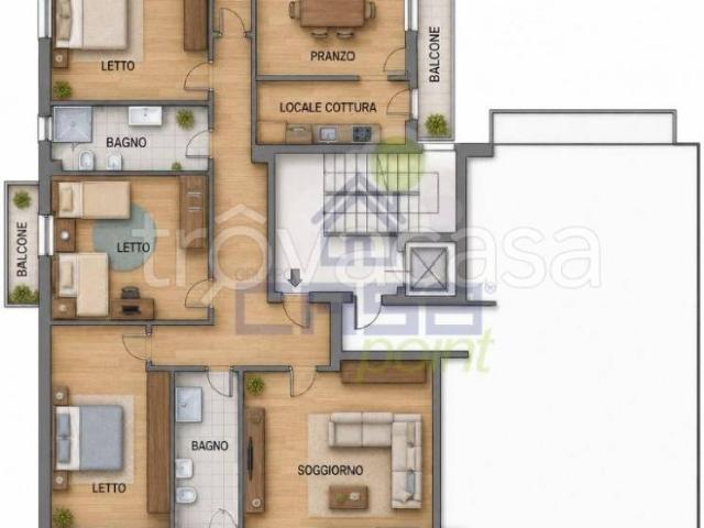 Appartamento in vendita a Cremona via Angelo Monti n°10, Centro città