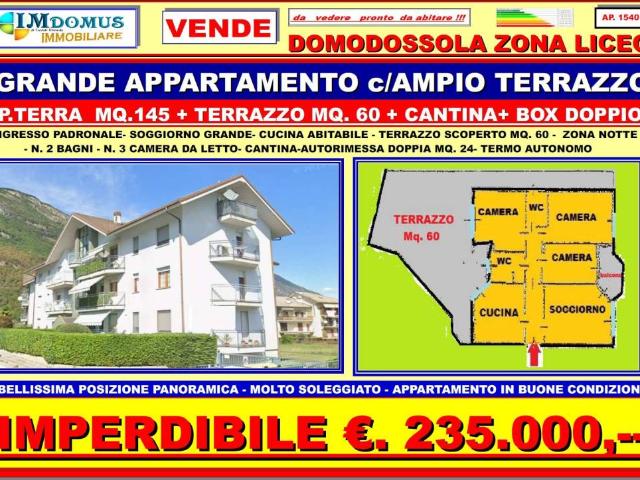 Appartamento in vendita a Domodossola via Enrico Cavalli, 18