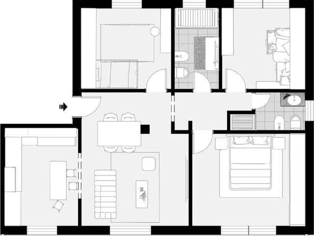 Appartamento in vendita a Galliera
