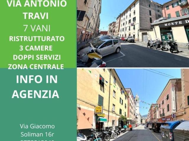 Appartamento in vendita a Genova via antonio travi, 10, Sestri Ponente